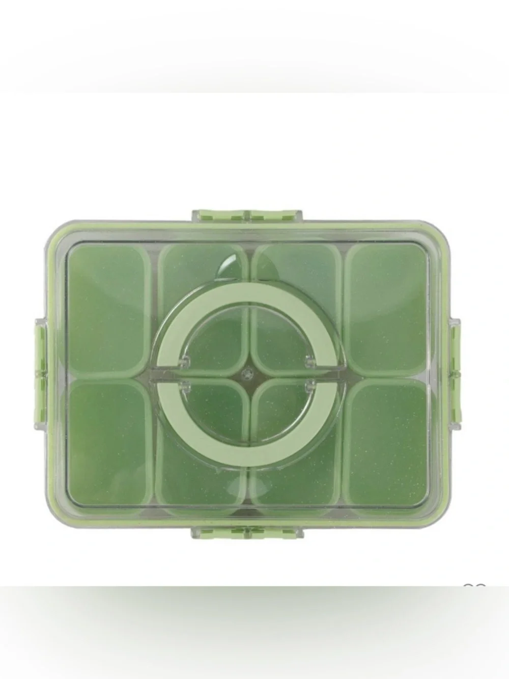 Cook With Color (CWC) - Green Perfect On-The-Go Snack Box - 8 Compartments. NWT - Picture 5 of 7